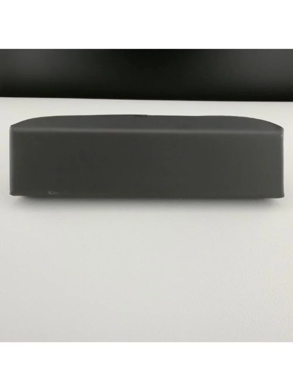 Silhouette Eyeglasses Case Hard Shell Gray Felt Lined Cleaning Cloth